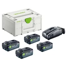 Festool SYS 18V Energie Set mit 4x Akku 18 V 8,0 Ah