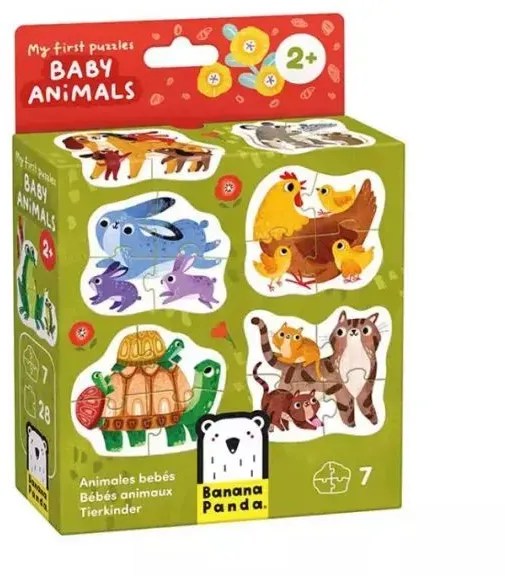 Banana Panda: Mein erstes Puzzle – Tierkinder