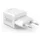 Hama 00201992 Schnellladegerät, 1x USB-C PD, 1x USB-A QC, Mini-Ladegerät, 30 W, Weiß