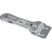 ScanPart 1100000017 Glaskeramikschaber zum Reinigen von Kochflächen/Ergonomisch geformter Griff mit Aufhängefunktion/silber