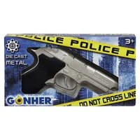 R45 Police 8 Schuss Pistole aus Metall Spielzeugpistole