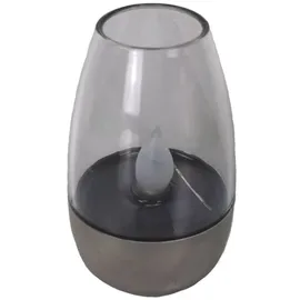 Kynast Solarleuchte Edelstahl/Kunststoff Höhe 10,5 cm 1 Stück Transparent/Silber