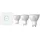 Philips White & Col. Amb. GU10 Dreierpack inkl. Bridge 3 x 400lm Starterset Weiß und Farbe