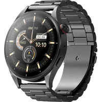 Maxcom FW66 IRON R mit Metallarmband, Schwarz - Black