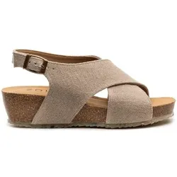 Zouri  Sandalen Mermaid Linen - Nature  in Grün, 36