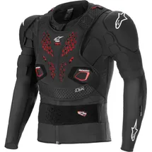 Alpinestars Bionic Pro V3 Plasma Protektorenjacke - Schwarz/Rot/Weiß / XL