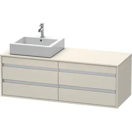 Duravit Ketho 140x55x49,6cm, f AWT, 4 La, B li, Tau