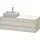 Duravit Ketho 140x55x49,6cm, f AWT, 4 La, B li, Tau