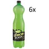 6x Lemonsoda PET 1Lt Campari Flasche Lemon Soda Limonade Zitrone italienisch