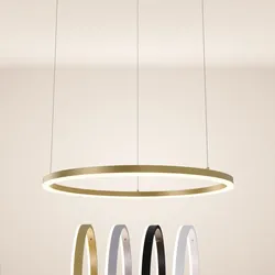 s.luce LED Ring Hängelampe Ø 80cm