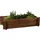 Dobar Hochbeet 117 x 58,5 x 27,5 cm Dunkelbraun