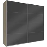 WIMEX Schwebetürenschrank Easy 225 x 210 x 65 cm Grau