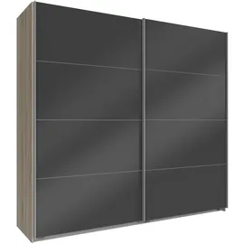 WIMEX Schwebetürenschrank Easy 225 x 210 x 65 cm Grau