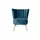 Max Winzer Sessel Alessandro Samt 70 x 80 x 66 cm Petrol