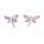 Swarovski Ohrstecker 2026 CAPSULE Lila/Pink/Weiß 5737371 Metall