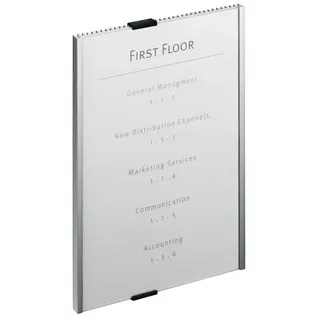 Durable Türschild INFO SIGN Metall silber