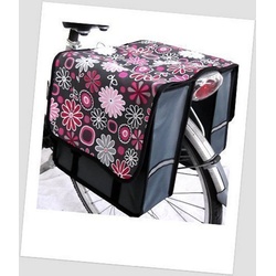 Baby-Joy Fahrradtasche Kinder-Fahrradtasche JOY Satteltasche Gepäckträgertasche Fahrradtasche rosa