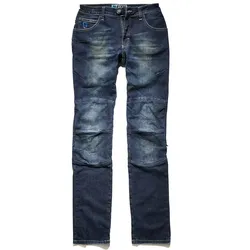 PMJ Florida Damen Motorradjeans, blau, Größe 32