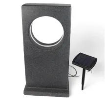 Arnusa Moderne Solarleuchte Gartenleuchte Gartenlampe Solarlampe 63,5 x 18 x 32 cm Gartenlampe