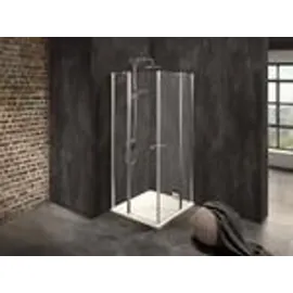 Dusbad Vital 2 Eckdusche mit Pendeltür links 92 x 200 cm ESG-Glas