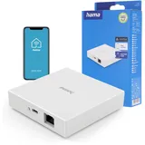Hama Smart Hub Smart Hub WiFi Gateway (Matter, Zigbee, Thread, Alexa Sprachsteuerung, Google Assitant und Apple Siri kompatibel), weiß