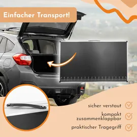 Lemodo Tapeziertisch klappbar, Arbeitstisch 300 x 60 cm, Mehrzwecktisch mit Messskala