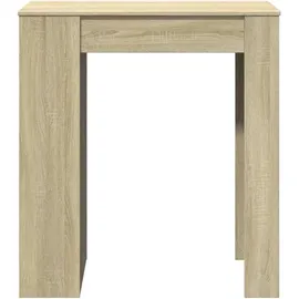 vidaXL Bartisch mit Regal 95 x 47 x 103,5 cm Braun