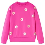 vidaXL Kinder-Sweatshirt Dunkelrosa 128