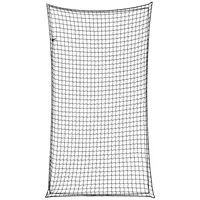 VidaXL Anhängernetz mit Gummiseil Schwarz 2,7x1,5 m PP
