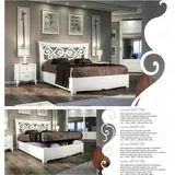 vaccari cav giovanni Doppelbett 140 x 200 cm Weiß