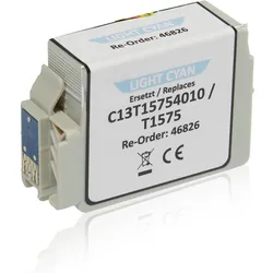 Kompatibel zu Epson C13T15754010 / T1575 Tintenpatrone, light cyan