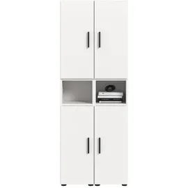 xonox.home Xonox Wohnwand, Weiß, Holzwerkstoff, 65x178x34 cm Wohnzimmer, Wohnwände, Anbauwände