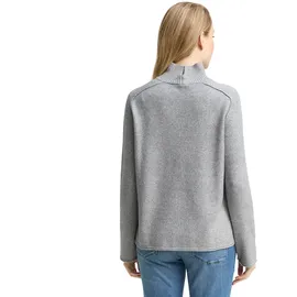 Tom Tailor Strickpullover Silber Grau M