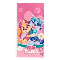 Paw Patrol Strandtuch Kinderhandtuch aus Baumwolle in Rosa,