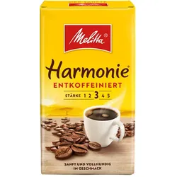 Melitta Kaffee Harmonie entkoffeiniert gemahlen 500G
