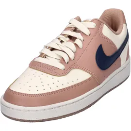 Nike Court Vision Low Next Nature Damen Particle Pink/Pale Ivory/Metallic Gold/Midnight Navy 39