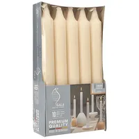 Papstar GALA Basic Tafelkerzen 19,3 cm creme 160 St.