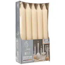 Papstar GALA Basic Tafelkerzen 19,3 cm creme 160 St.