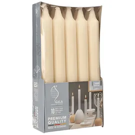 Papstar GALA Basic Tafelkerzen 19,3 cm creme 160 St.