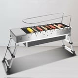 Edelstahl Dreh Grill USB automatischen Drehspieß mit Motor Spießer