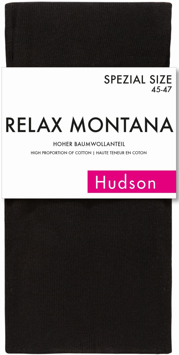 Hudson Relax Montana Special Size Strumpfhose 1 Stück | 49-51 (IV) | Grau mel. (HU-0550)