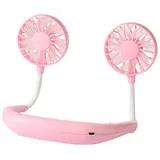 Amxcnoy Kompakter Und Tragbarer Mini-nackenventilator Mit Usb-anschluss, 3 Geschwindigkeitsstufen, Ideal Für Büro, Reisen Und Camping
