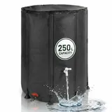 Relaxdays Regentonne 250 l schwarz
