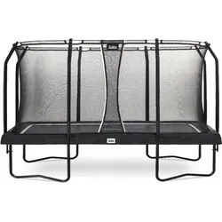 Trampoline - Premium Black Edition - 396 x 244 cm - Rechteckig Schwarz SCHWARZ 244