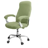 YUANGANG Drehstuhl-Rückenlehne, Bürostuhlbezug, Stuhlbezug, Gaming-Stuhlbezug, schwarz, Stuhlhussen für verschiedene Stuhlstile (hellgrün)