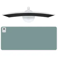 LANMOU Beheizte Schreibtischunterlage Große Beheizte Mauspad Wasserdichte PU-Leder Schreibtischunterlage mit 3 Heizstufen & 4 Stunden Automatischer Abschaltung Gaming Mauspad (Green,80 * 33cm)