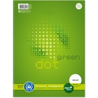 Staufen Staufen, green Collegeblock A4, 80 Blatt, 70 g/qm, dotted, DIN Punkteraster