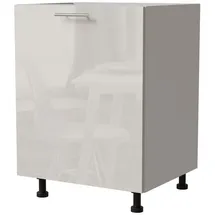 Feldmann-Küchen Unterschrank Brerra 60 x 50 x 82 cm Weiß