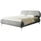 Selsey Polsterbett mit Lattenrost ¦ grau ¦ Maße (cm): B: 173 H: 96