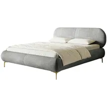 Selsey Polsterbett mit Lattenrost ¦ grau ¦ Maße (cm): B: 173 H: 96
